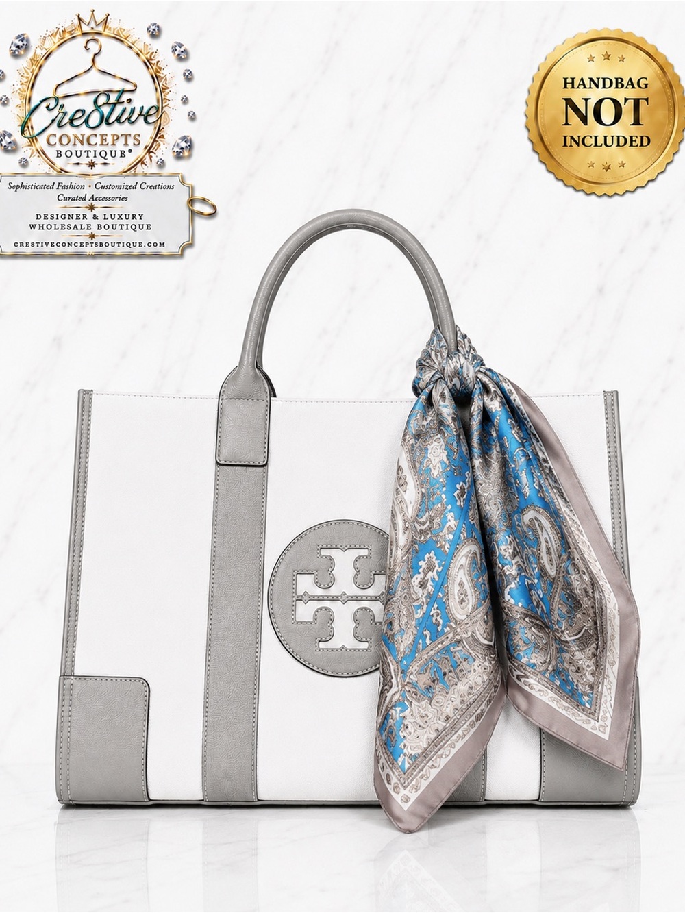 Luxurious, Paisley Satin Handbag/Shawl or Scarf Silky Square Versatile-Gray